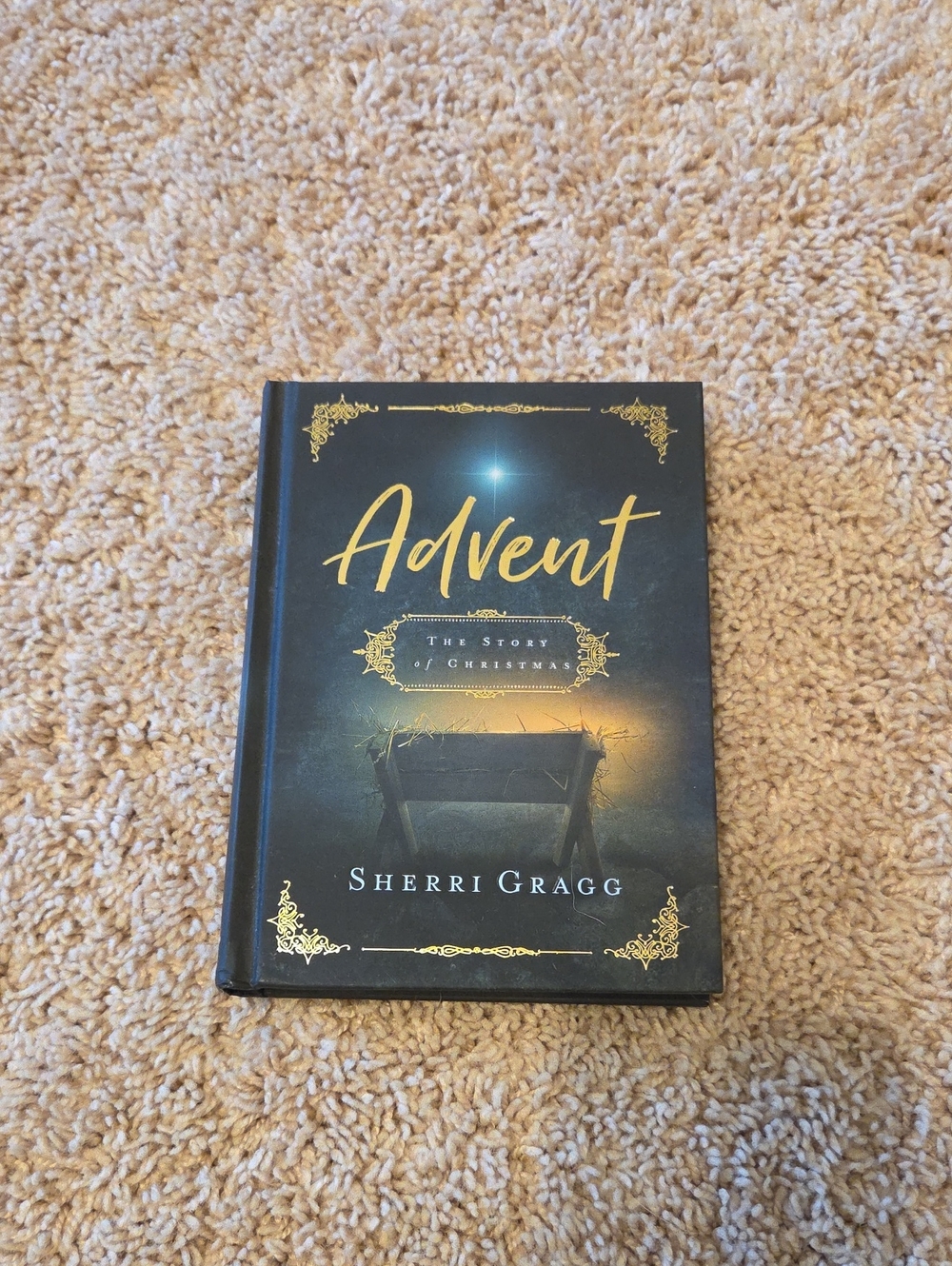 Advent: The Story of Christmas Hardcover Book - Black & Gold